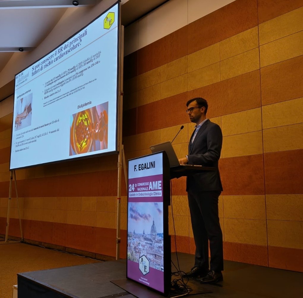 Filippo Egalini speaker congresso AME 2024 Roma Hotel Ergife